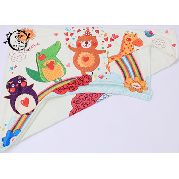 Lovely Cartoon Animals Design Blanket , 80 x 160CM Mink Velvet Cashmere Blanket