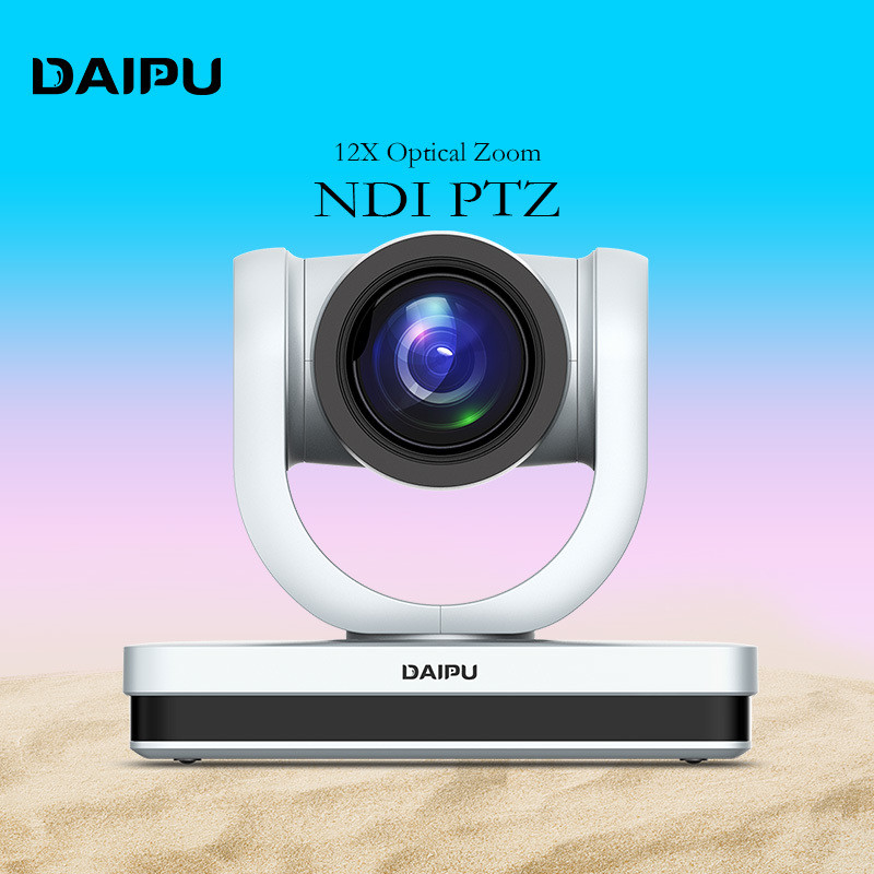 PTC-12N NDI HX2 PoE HD-MI 3G-SDI 1080P60 HD IP Auto Tracking Video Conference Live Streaming PTZ Camera