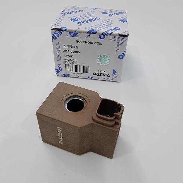XKAL-00050 Solenoid Valve Coil 12 VDC Hyundai R210-9 Excavator Spare Parts