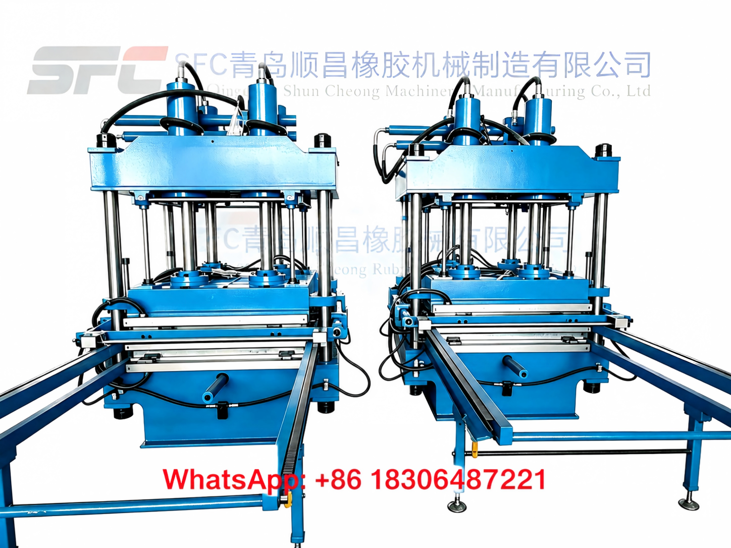 120-Ton Two-Layer Automatic Rubber Floor Tile Vulcanizing Press for High Production Capacity