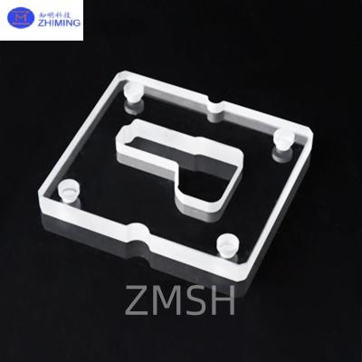 Custom Shaped Fused Quartz Plates With Through Holes Optical