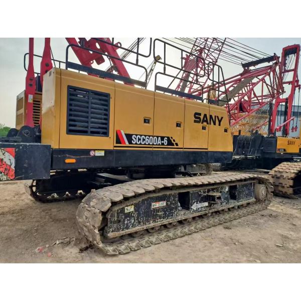 Certificates Are Complete And Goods Are Available For Immediate Supply. Used SANY SCC600A-60T Crawler Crane
