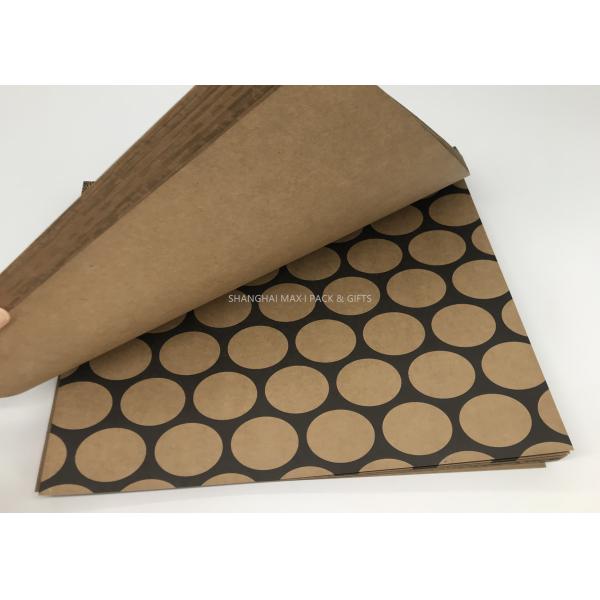 Home Theme Festival Party Decorations For Kids , Brown Kraft Paper Placemats Intdoor