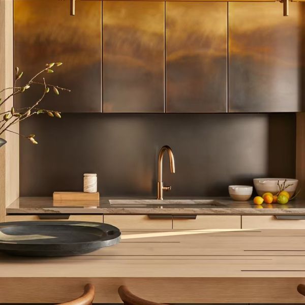 Chapa de acero inoxidable de cobre de tamaño personalizado 304 316L Placa de acero inoxidable degradado