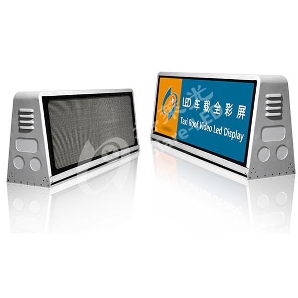 Taxi Top Advertising LED Display with Waterproof Level IP65 Rear and 5mm Pixel Pitch
