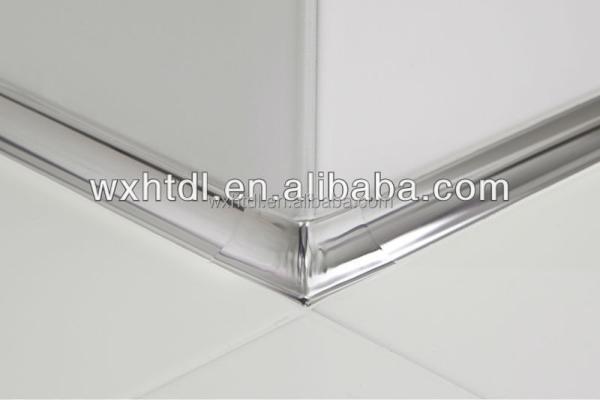 Brushed Stainless Steel Corner Trim Flat Finish 8mm 10mm