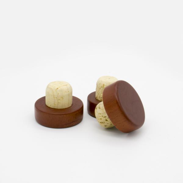 tapa de madera tapon de vinos de corcho de madera, tapa de madera