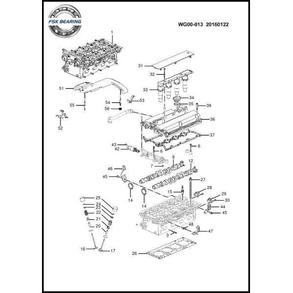 Sensor de posición del eje de camiseta FSK 55565708 55565709 para Chevrolet Cruze Opel Astra