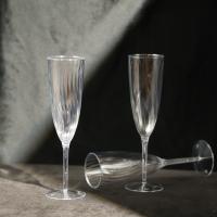 Des gobelets en plastique PS transparents et jetables personnalisés