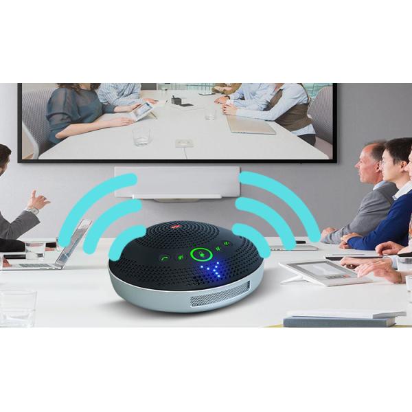 Professional Conference Microphone SQ-M13B 2.4G Wireless Omnidirectional Microphone, 360 Degree Pickup, High Definition Audio, and Noise Reduction