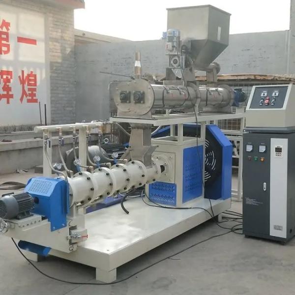 Twin Screw Floating Fish Feed Extruder Machine Aquatic Animal Feed Extruder