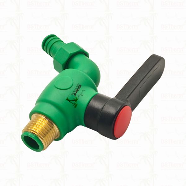 PPR Bibcocks Water Spout Faucet Water Tap Spigot Customized Color 1/2