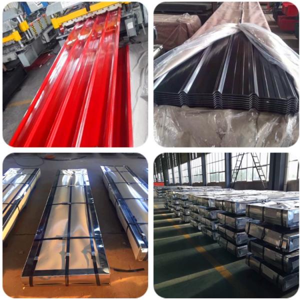 Chromated Zinc Corrugated Roofing Sheets Ski Pass Slightly Oiled