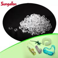 ISO9001 Matériau plastique en caoutchouc thermoplastique transparent TPR SEBS 0 Rive OO~35 Rive A
