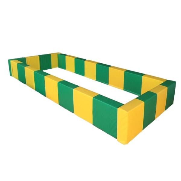 Soft Foam Toddler Gymnastics Equipment , Preschool Gym Equipment Customized Size Safe Solid