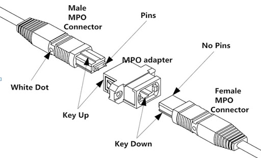 MPOP-16 16fo 24fo Low IL Optical Fiber 50/125 OM4 MPO MTP-16 Optical Fiber Trunk Patch Cord