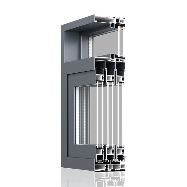 Heat Insulated Waterproof Heavy Duty Exterior Aluminium Sliding Door