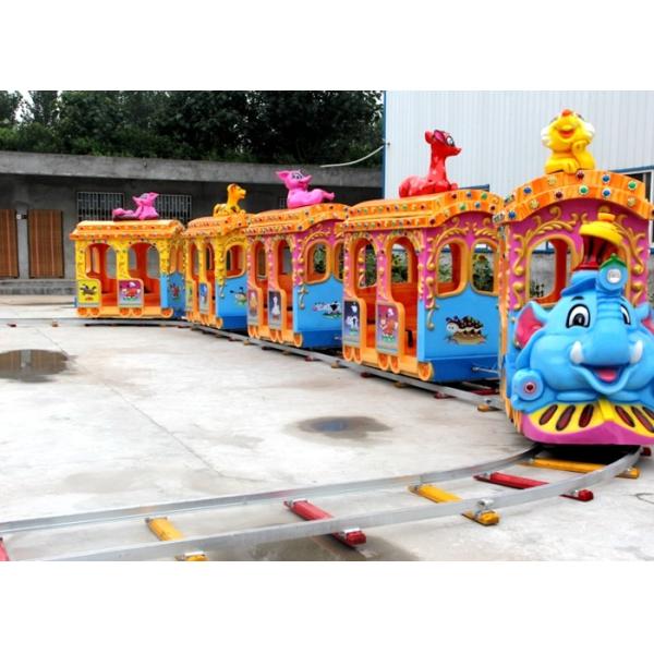 elephant mini track train electric outdoor amusement park ride elephant train for sale