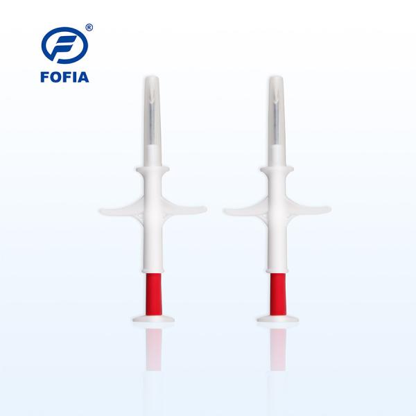 Kit d'injection de micro-puce pour animaux de compagnie adapté aux chiens, chats, chevaux et bétail 2,12*12mm/1,4*8mm