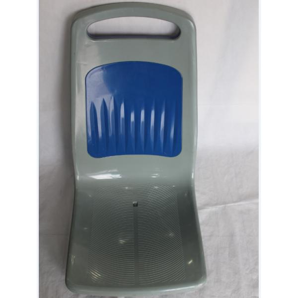 ABS Plastic Bus Seats Blue And White 400 * 440 Corrosion Resistance Anti - Staic