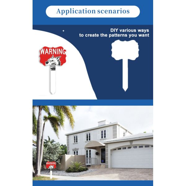 Wholesale Customized Reflective Parking Arrow Direction Sign Plate Sublimation Garden Signage for Yard Lawn Parking Warning Sign