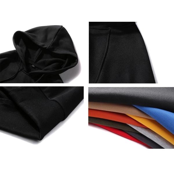 Anti - Pilling Mens Oversized Pullover Hoodie Custom Logo Slim Fit For Sports