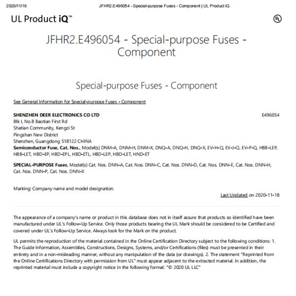 58VDC высоковольтный настоящий ограничиваясь ноумен серии взрывателя DNQ керамический