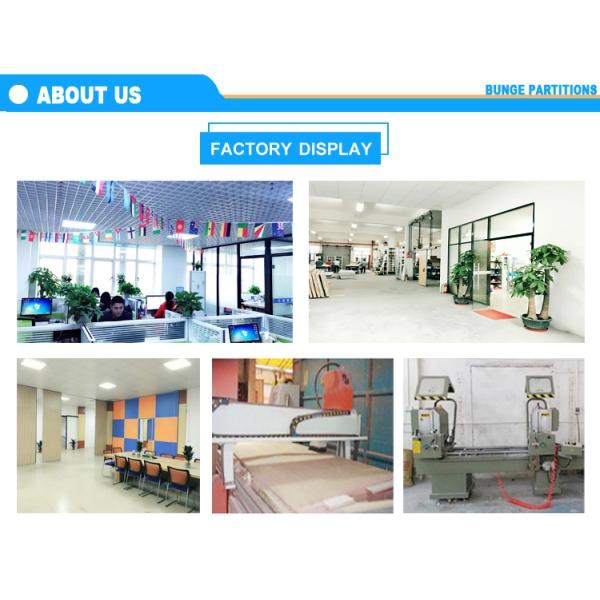 Sound Insulation Acoustic Removable Panel Movable Aluminium Office Sliding Partition Wall For Meeting Room