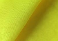 Étirez le tissu fluorescent de polyester de haute visibilité pour la veste de sécurité