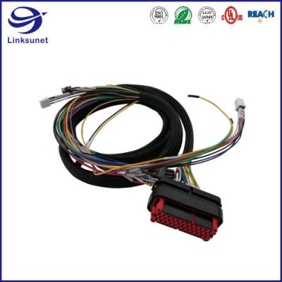 AMPSEAL selou 3 o conector da fileira 4mm para o chicote de fios do fio de Powertrain