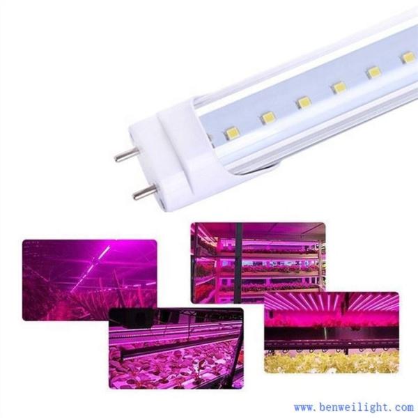 Indoor Greenhouse T8 LED Plant Grow Lights IP65 AC85-265V Aluminum