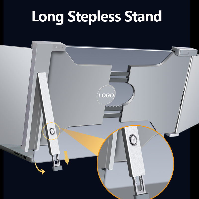 IPS 14In Portable Dual Monitor 178 Degree Dual Travel Monitors RoHS FCC Approval