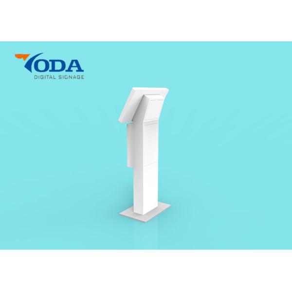 200cd/m2 Brightness Digital Signage Display Stands Indoor 21.5 Inch Touch Screen