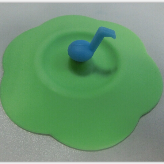 Custom Cartoon Animal Handle Silicone Mug Cup Cover / Silicone Cup Lid For Company Advertising Gift