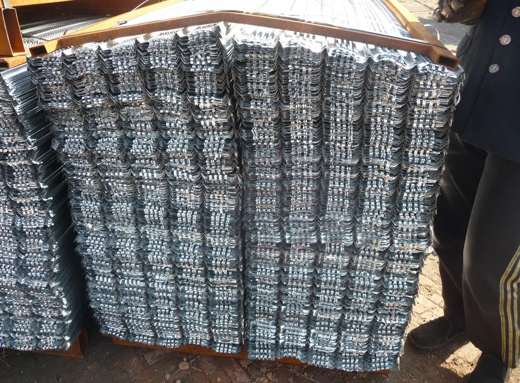 Hi-Rib Galvanized Construction Wire Mesh Expanded Metal High Rib Wire Lath