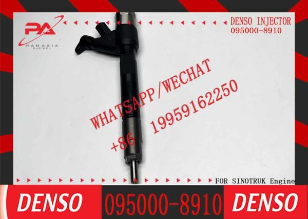 Inyector de combustible diesel 095000-8910 VG1246080106 8910 para DENSO para camión HOWO SINOTRUK