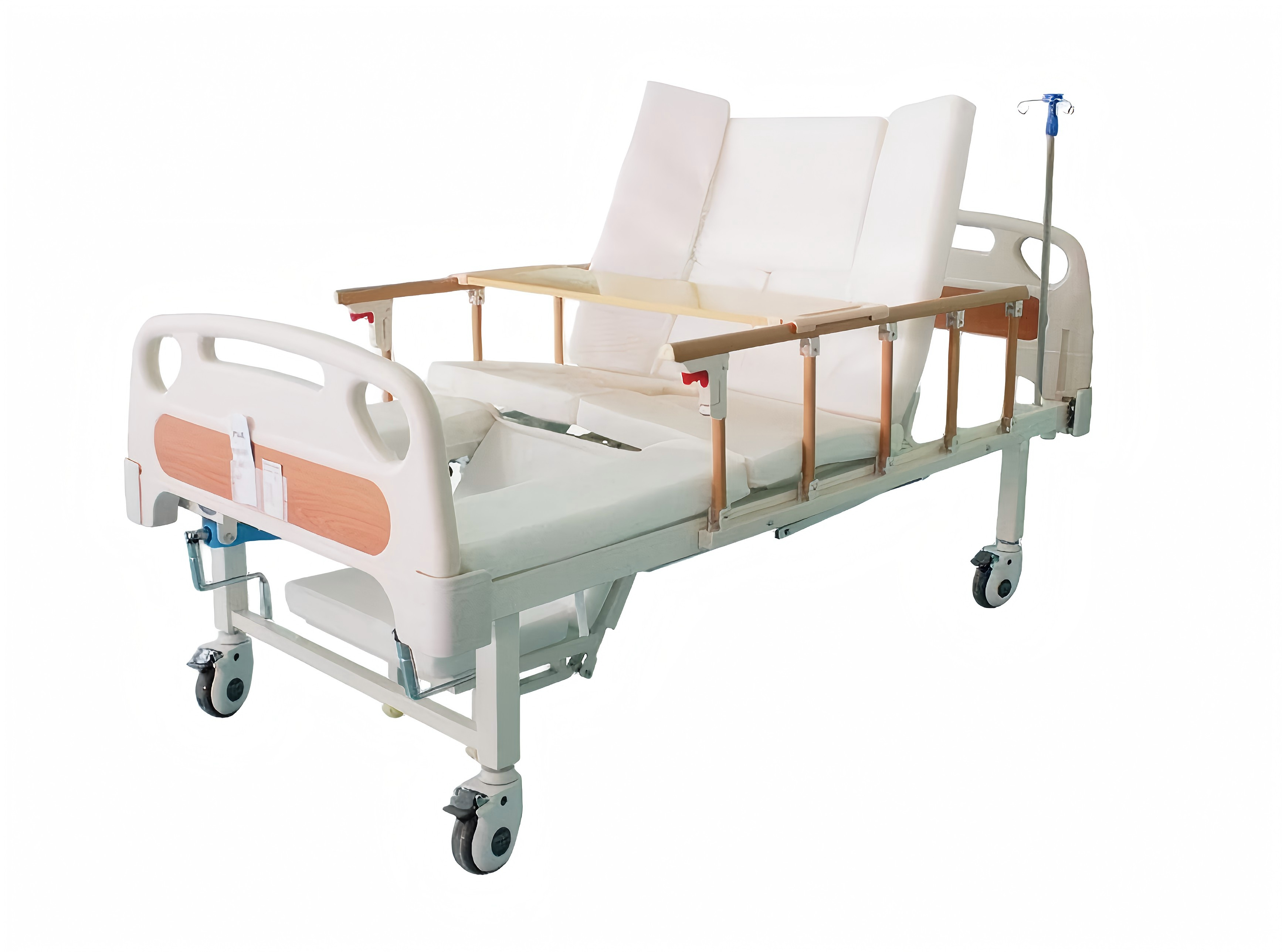 Manual Mid-Curve Turning Care Bed with 900mm Width & Triple-Function Adjustment - ModelF1