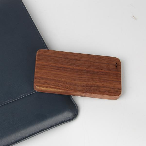 12V Motor Emergency Start Wooden Power Bank , 8000mAh Wood Casing USB Power Bank