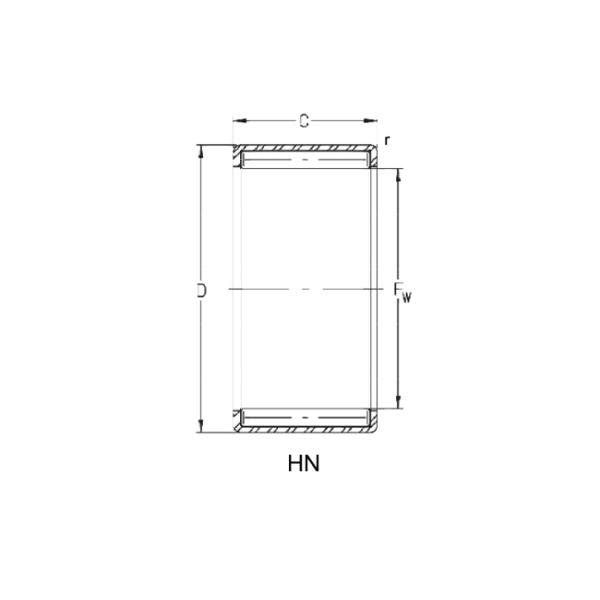 Open End Full Complement Drawn Cup Needle Bearings HN2520