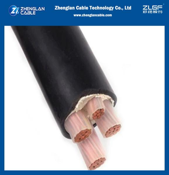 O PVC do LV XLPE isolou o cabo subterrâneo blindado 3x95mm+1x50mm da transmissão de energia