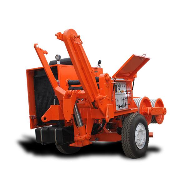 Power Line Stringing Equipment 4-stroke Cycle Diesel Liquid Cooling System Hydraulic Puller