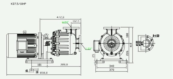 Stainless Steel Self Priming Oil Pump High Pressure Explosion Proof Chemical