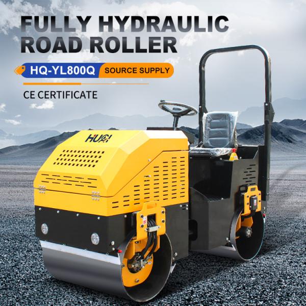 35KN Exciting Force 540mm Drum Diameter Mini Road Roller with Manual Hydraulic Compactor