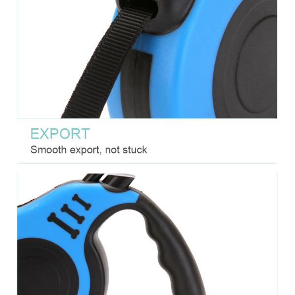 Heavy Duty Retractable Dog Lead Leash Adjustable Extendable Flexi Design 5m Length OEM/ODM