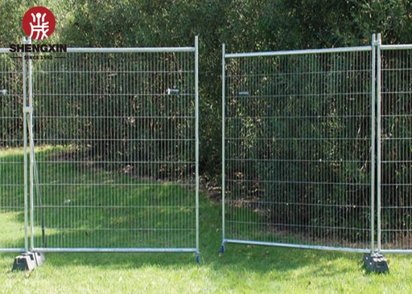 Triangle Bending 6ftx9ft Temporary Fence Panels Frame Powder Coated
