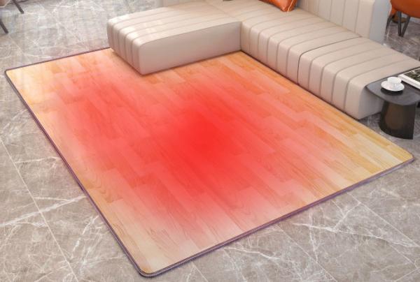 Washable Heated Rug Thermal Mat , 65Degrees Electric Rug Warmer OEM 3 Levels Control