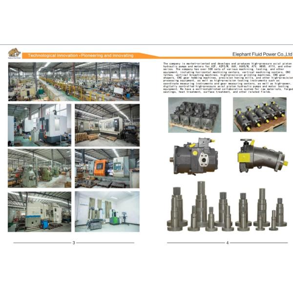 Серия A11VLO Рексрот запасные части A11VLO190LRDH1/11R-NZD12K02P-S Полный корпус насоса для ремонта