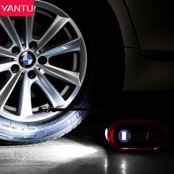 ABS Material YANTU A01 12v Electric Car Air Inflator Portable Digital Pumps Compressor