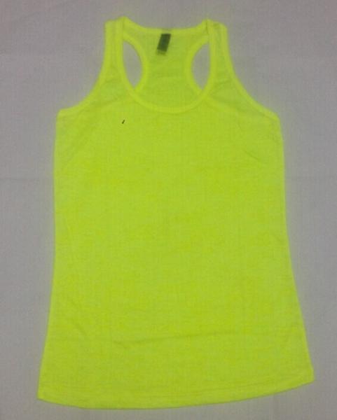 Polyester Cotton Gym Racerback Tank , Burnout Tank Top Anti Pilling
