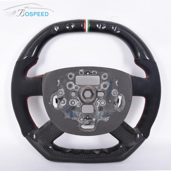 OEM Racing Car Ford Carbon Fiber Steering Wheel Fiesta Green Stripe